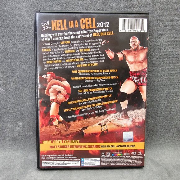 WWE Hell in a Cell 2012 Wrestling DVD - B2-19 - Picture 2 of 3
